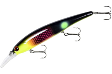 Image of Bandit Walleye Shallow Bait, 4 3/4in, 5/8oz, Black Pink/Yellow Head, BDTWBS1OL152