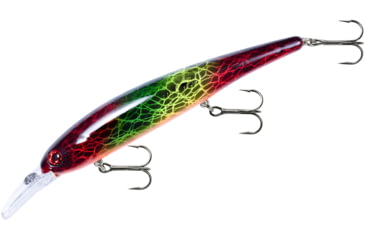 Image of Bandit Walleye Shallow Bait, 4 3/4in, 5/8oz, Red Green Yellow Blacklace, BDTWBS1OL158