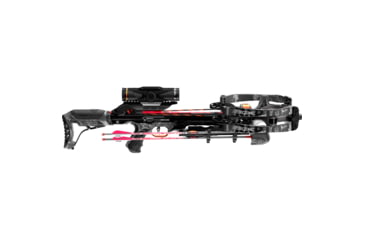 Image of Barnett Crossbows Hyper Raptor 425 BCX Crossbow, 6.9 lbs Package W/BUK OPS Primetime Scope, Black, BAR78239