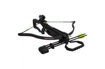 Image of Barnett Crossbows Recruit Recurve, Crossbow Black Red Dot Scope 78615