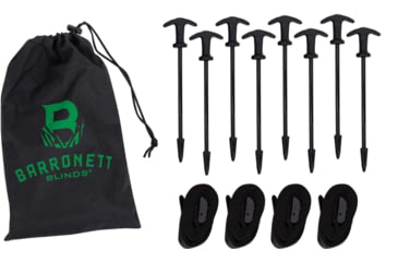 Image of Barronett Blinds All Terrain Stake Down Kit, Black, BA705