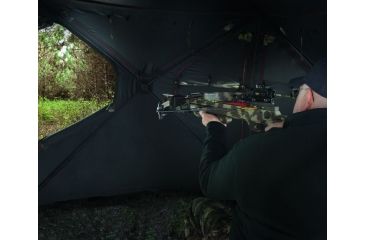 Image of Barronett Blinds Bell Bottom Hunting Blind, Woodland Bloodtrail Camouflage BB01BT