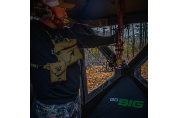 Image of Barronett Blinds Big Mike Heavy-Duty, Portable Hunting Blind, Tall Hub Blind, 600 Denier Fabric, Shoot While Standing, Crater Harvest, 80in x 75in x 75in, BMHD300CH, Crater Harvest, 80in x 75in x 75in, BMHD300CH