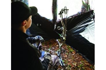 Image of Barronett Blinds Big Mike Hunting Blind with BLOODTRAIL, Blades Camouflage BM01BB