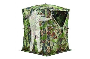 Image of Barronett Blinds Big Mike Hunting Blind with BLOODTRAIL, Backwoods Camouflage BM01BW