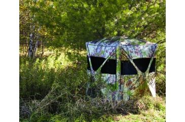 Image of Barronett Blinds Big Mike Hunting Blind with BLOODTRAIL, Backwoods Camouflage BM01BW
