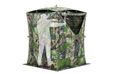 Image of Barronett Blinds Big Mike Hunting Blind with Vent, Backwoods Camouflage BMV01BW