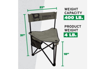 Image of Barronett Blinds Blind Chair, Olive Green, 1-Person, BC109