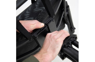 Image of Barronett Blinds Deluxe Wide 360 Swivel Chair, Black, BC107