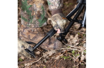 Image of Barronett Blinds Deluxe Wide 360 Swivel Chair, Black, BC107