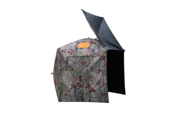 Image of Barronett Blinds Feather Five Hub Hunting Blind, Bloodtrail Backwoods, 4-Person, FF500BW