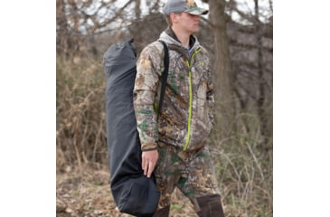 Image of Barronett Blinds Feather Five Hub Hunting Blind, Bloodtrail Backwoods, 4-Person, FF500BW