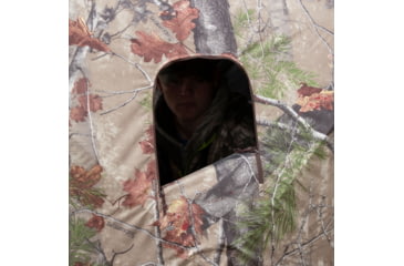 Image of Barronett Blinds Feather Five Hub Hunting Blind, Bloodtrail Backwoods, 4-Person, FF500BW