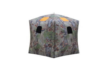 Image of Barronett Blinds Feather Five Hub Hunting Blind, Bloodtrail Backwoods, 4-Person, FF500BW