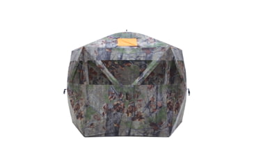 Image of Barronett Blinds Feather Five Hub Hunting Blind, Bloodtrail Backwoods, 4-Person, FF500BW