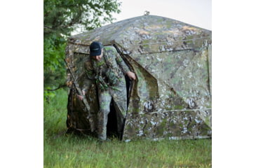 Image of Barronett Blinds Hi-Five 5 Sided Hunting Blind, Crater Thrive, 4-Person, HF550CT