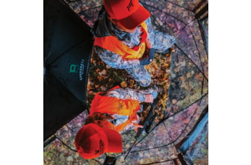 Image of Barronett Blinds Insight, See-Through Hunting Blind, View-Through Fabric, Silent Shooting Windows, Bloodtrail Backwoods, 68in x 71in x 71in, Bloodtrail Backwoods, 2-Person, NS200BW