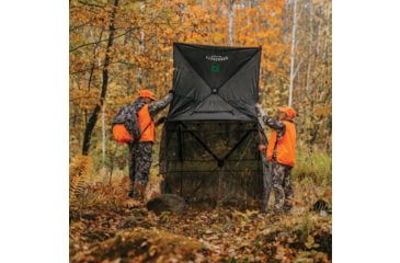 Image of Barronett Blinds Insight, See-Through Hunting Blind, View-Through Fabric, Silent Shooting Windows, Bloodtrail Backwoods, 68in x 71in x 71in, Bloodtrail Backwoods, 2-Person, NS200BW