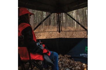 Image of Barronett Blinds Overwatch, Portable Hunting Blind, View-Through Mesh, Silent Shooting Windows, Crater Harvest, 75in x 88in x 88in, VR400CH, Crater Harvest, 75in x 88in x 88in, VR400CH