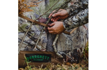 Image of Barronett Blinds Ox 5 Hub Blind, Backwoods Camo, BX550BW