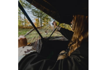 Image of Barronett Blinds Ox 5 Hub Blind, Backwoods Camo, BX550BW