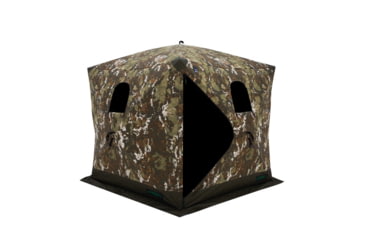 Image of Barronett Blinds Ox 5, Portable Hunting Blind, Durable OxHide Fabric, Panoramic Shooting Window, Crater Harvest, 72in x 96in x 96in, BX550CH, Crater Harvest, 72in x 96in x 96in, BX550CH