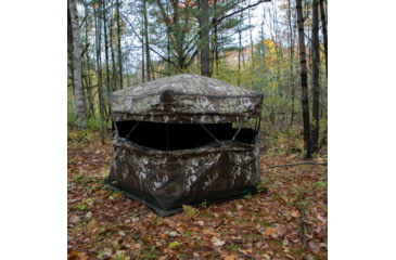 Image of Barronett Blinds Ox 5, Portable Hunting Blind, Durable OxHide Fabric, Panoramic Shooting Window, Crater Harvest, 72in x 96in x 96in, BX550CH, Crater Harvest, 72in x 96in x 96in, BX550CH