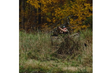 Image of Barronett Blinds Panel Face-Off Hunting Blind, Crater Thrive, Adjustable, FA101CT