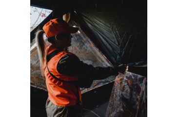 Image of Barronett Blinds Prowler 350 Hunting Blind, Bloodtrail Woodland Camo, 012642022289