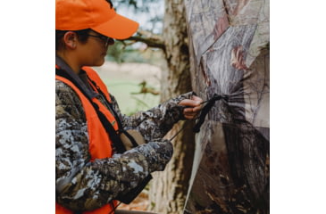 Image of Barronett Blinds Radar 2 Person Hub Blind, Backwoods Camo, RA200BW