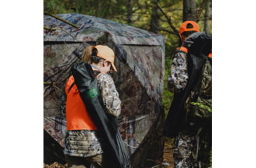 Image of Barronett Blinds Radar 2 Person Hub Blind, Backwoods Camo, RA200BW