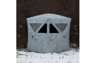 Image of Barronett Blinds Radar Hub Hunting Blind, Crater Cold, 2-Person, RA200CS
