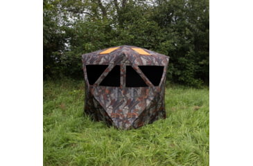 Image of Barronett Blinds Road Runner Hunting Blind, Bloodtrail Woodland, 2-Person, RR200BT