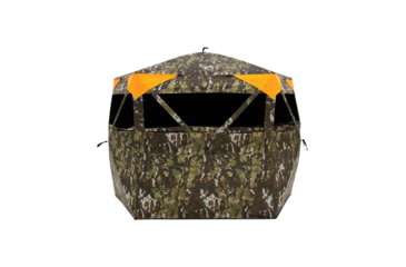 Image of Barronett Blinds Spy 5, Portable Hunting Blind, 5-Sided Hub Blind, View-Through Mesh, Two Vertical Corner Doors, Crater Harvest, 72in x 84in x 84in, SP500CH, Crater Harvest, 72in x 84in x 84in, SP500CH