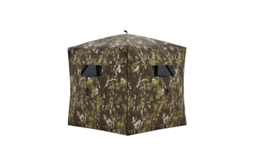 Image of Barronett Blinds Spy 5, Portable Hunting Blind, 5-Sided Hub Blind, View-Through Mesh, Two Vertical Corner Doors, Crater Harvest, 72in x 84in x 84in, SP500CH, Crater Harvest, 72in x 84in x 84in, SP500CH