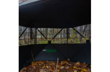 Image of Barronett Blinds Spy 5, Portable Hunting Blind, 5-Sided Hub Blind, View-Through Mesh, Two Vertical Corner Doors, Crater Harvest, 72in x 84in x 84in, SP500CH, Crater Harvest, 72in x 84in x 84in, SP500CH
