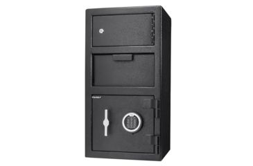 Image of Barska 0.72/0.78 Cubic Ft Locker Depository Safe, Black, Large, AX13310