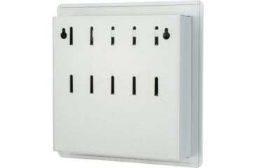 Image of Barska 10 Capacity Picture Wall Mount Photo Frame Key Cabinet w/Magnetic Lock, 4x6in, Grey, Small, CB13060