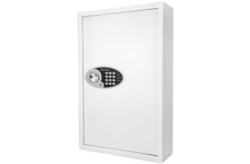 Image of Barska 144 Keypad Wall Key Safe/Return Drop Slot, White, Outer Size 17 x 5 x 26 in AX12660