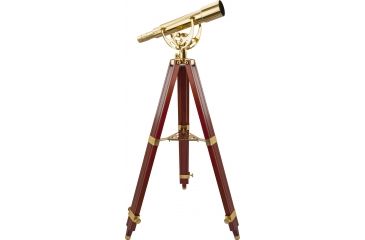 Image of Barska 15-45x50 AnchorMaster Handcrafted Brass Spyscope w/ Mahogany Tripod AA10616