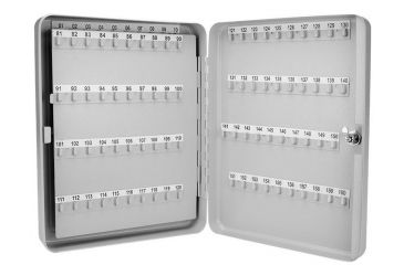 Image of Barska 160 Key Lock Box Security Safe, Steel, Gray CB12488