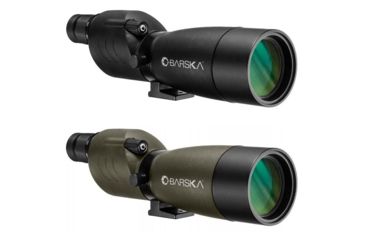 Image of Barska 20-60x60 Blackhawk Spotting Scope, Porro Prism, BK-7, Black, Green