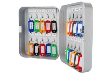 Image of Barska 20 Key Lock BoxSecurity Safe, Steel, Black CB12482