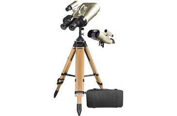 Image of Barska 25x, 62x100 Encounter Jumbo Observation Binoculars w/ 7x50 Finderscope, Case, Tripod AB11192