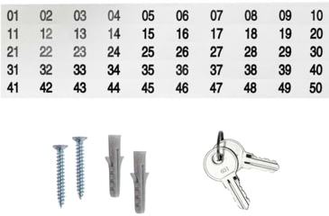 Image of Barska 40 Key Lock Box, Green Tags, Gray, Small, CB13758