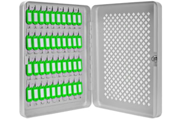 Image of Barska 40 Key Lock Box, Green Tags, Gray, Small, CB13758
