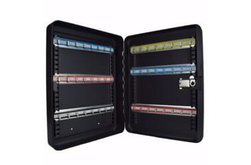 Image of Barska 48 Keys Adjustable Key Lock Box with Combination Lock, Black, CB13606