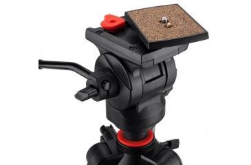 Image of Barska Advanced Tripod, Extendable Legs, Rubber Feet, Black AF12472