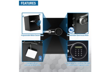Image of Barska FV PRO 600 Biometric Keypad Fire Resistant Safe