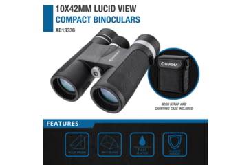 Image of Barska Lucid View Compact 10x42mm Roof Prism Binoculars